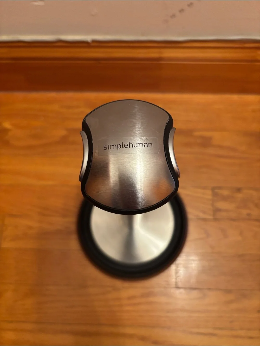 simplehuman Brushed Silver Pedal Trash Can